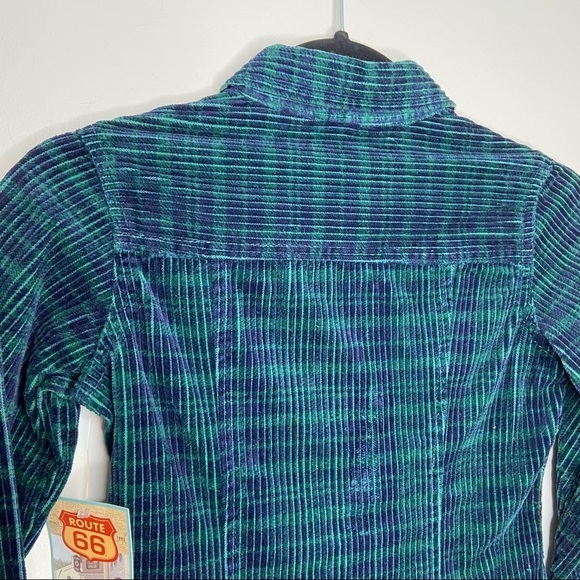 NWT Route 66‎ green corduroy button down Sz 7/8 - Picture 7 of 7
